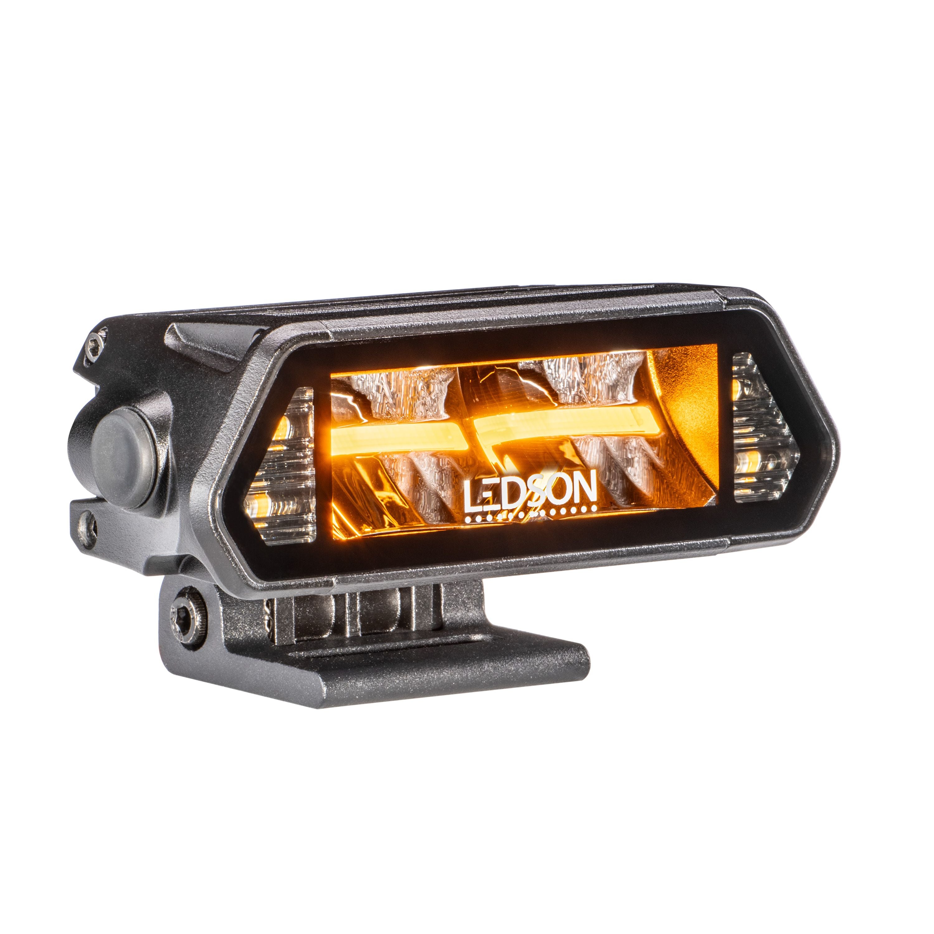 LEDSON Epix5+ Prime Strobe LED-ramp, Orange/vit pos, Blixt - ÖREBRO MC SERVICE